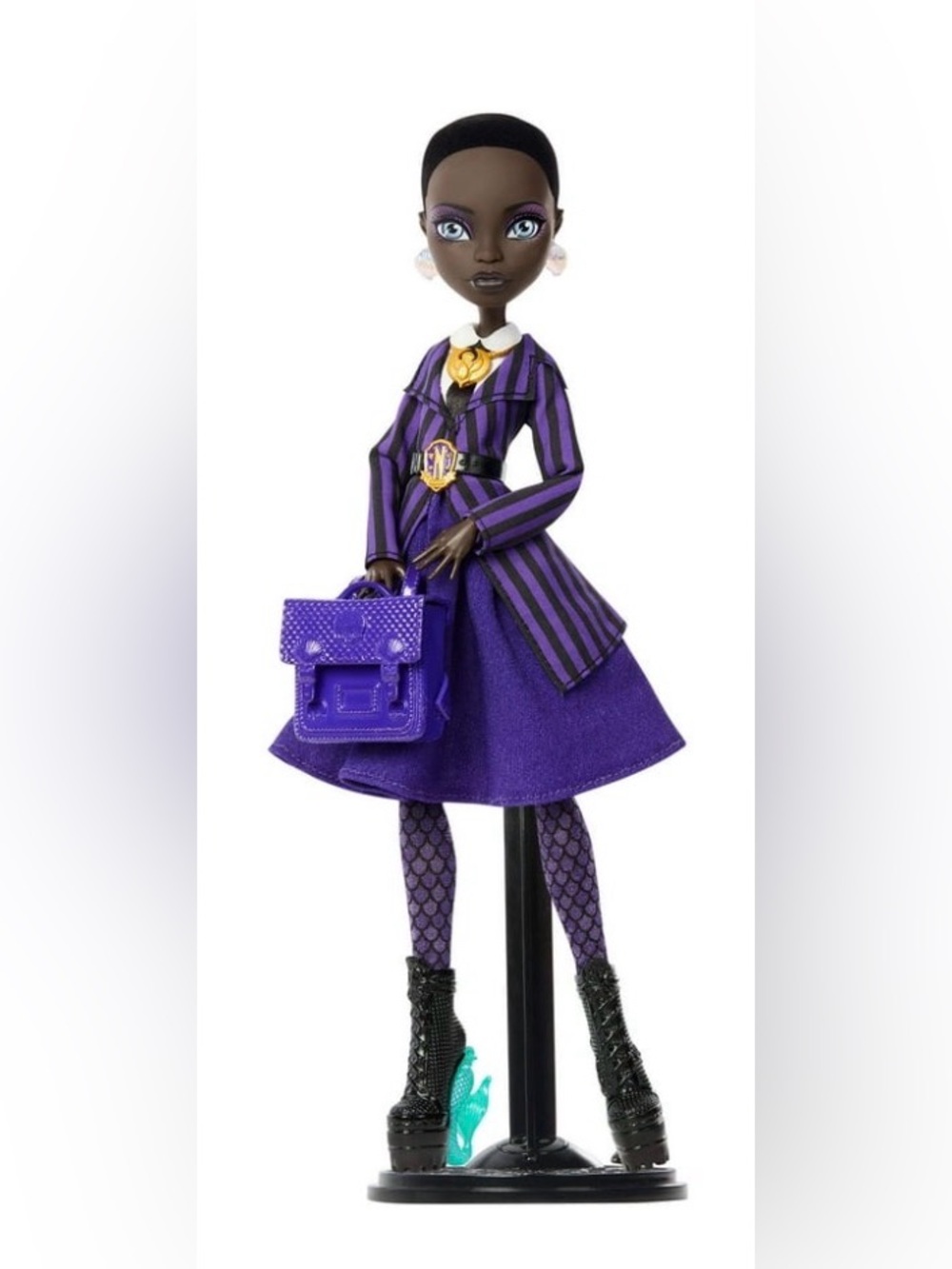 Bianca Barclay in Nevermore Academy Uniform-Monster High x Wednesday Collectible